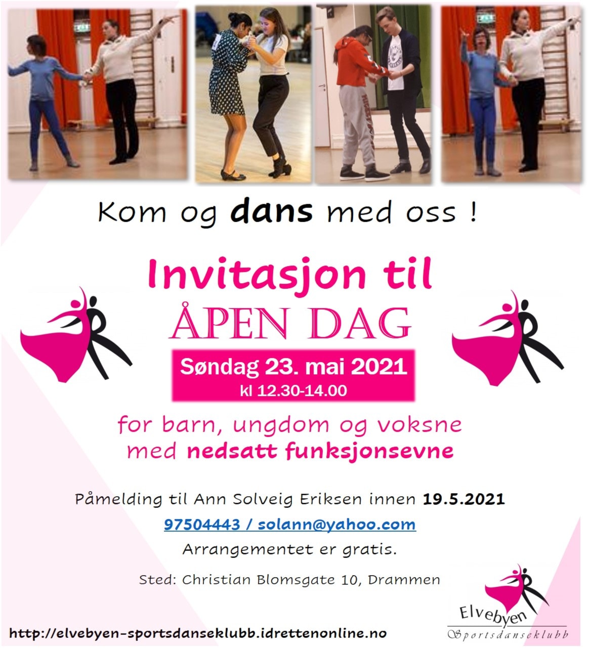 Vi inviterer barn, ungdom og voksne med nedsatt funksjonsevne til åpen dag